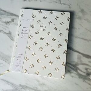 NEW Laura Ashley Cream and Gold Floral Planner 2026